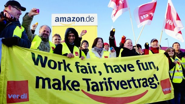 Verdi vs. Amazon: Gewerkschaften dürfen auf Betriebsgelände streiken