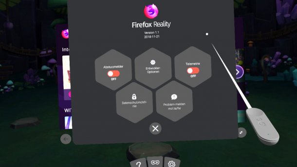 VR-Browser: Firefox Reality unterstützt 360°-Videos