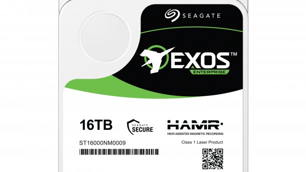 Seagate bringt 16-TByte-HAMR-Festplatte