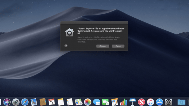 Notarized Apps in macOS Mojave