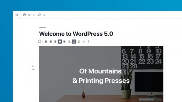 WordPress 5.0 mit umstrittenem Gutenberg-Editor