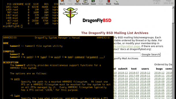 DragonFly BSD 5.4 mit GCC8 und verbessertem NUMA