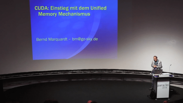 Bernd Marquardt: Moderne GPU-Programmierung mit CUDA
