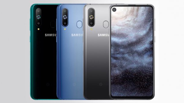 Galaxy A8s: Samsung baut Frontkamera in Smartphone-Display ein
