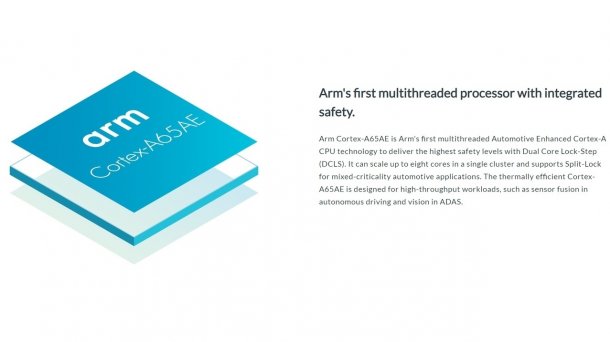 ARM Cortex-A65AE "Automotive Enhanced" mit Simultaneous Multi-Threading (SMT)