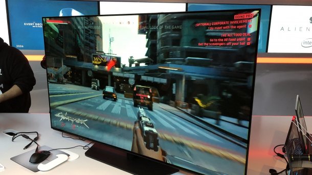Alienware zeigt 55-Zoll-OLED-Monitor