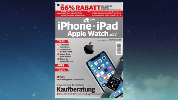 Sonderheft c't iPhone, iPad, Apple Watch: Hardware-Rabatte nur noch für kurze Zeit