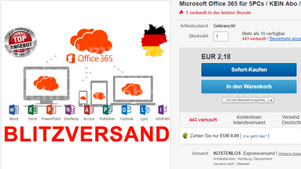 Billige Microsoft-Office-Keys