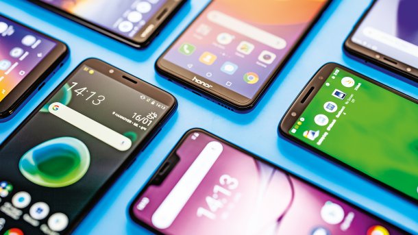Sechs attraktive Einsteiger-Smartphones zwischen 120 und 180 Euro