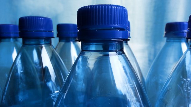 Flaschen aus Bioplastik