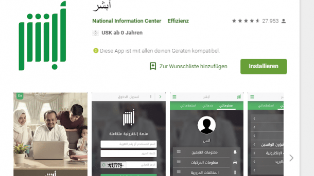 Apple und Google: App erlaubt Männern in Saudi-Arabien ihre Frauen zu tracken