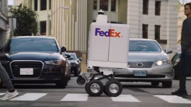 FedEx SameDay Bot: Wenn der Paketroboter zweimal klingelt