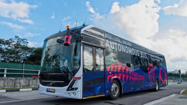 Autonomer Linienbus: Volvos E-Bus soll automatisiert durch Singapur rollen