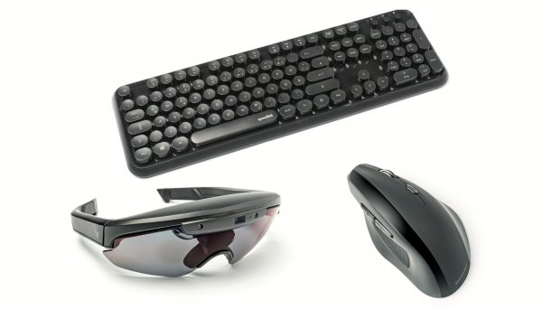 Kurztests: Speedlink Circle-Tastatur, ergonomische Silvercrest Funkmaus und smarte Radbrille