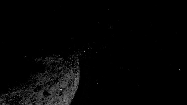 Osiris-Rex: Asteroid Bennu verliert Material