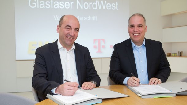 FTTH-Kooperation: Telekom und EWE bringen "Glasfaser NordWest" auf den Weg