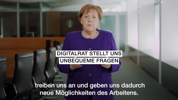 Merkel berät mit Digitalrat über Umgang mit Daten