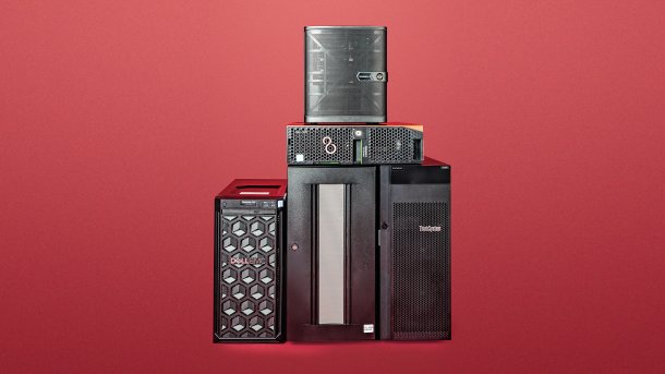 Fünf Server mit Xeon E-2100 für kleine Netze
