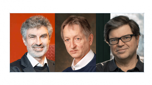Yoshua Bengio, Geoffrey Hinton und Yann LeCun erhalten Turing Award