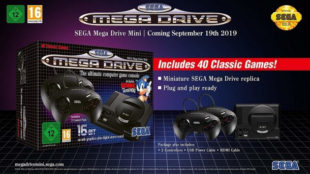 Sega Mega Drive Mini: Retro-Konsole erscheint im September