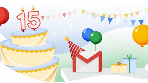 Google feiert 15. Gmail-Geburtstag