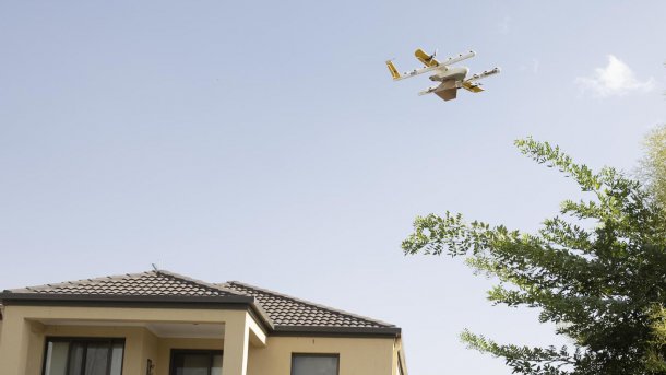 Australien: Wing-Drohnen liefern erstmals kommerziell Bestellungen aus