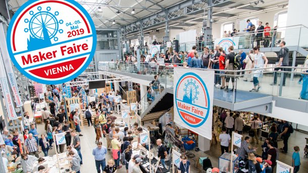 Blick in die METAStadt Wien während der Maker Faire Vienna 2018.