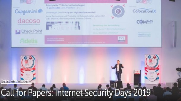 Internet Security Days 2019: Countdown für den Call for Papers läuft