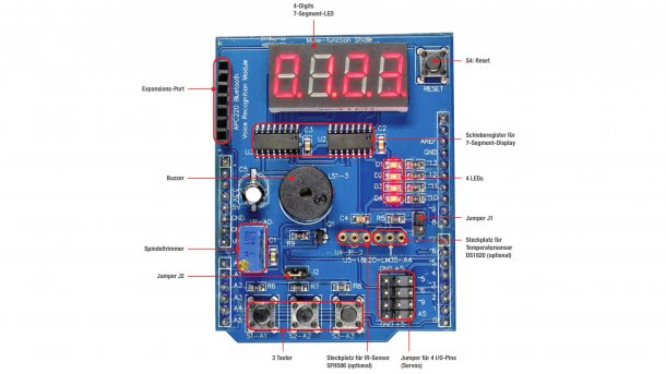Multi-Function-Shield für Arduino