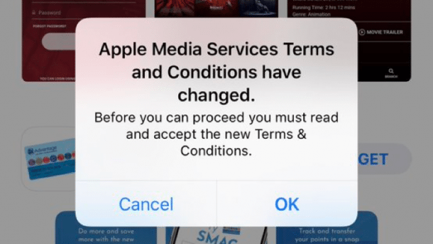 Wegen AGB-Änderung: iOS App Store in Endlosschleife
