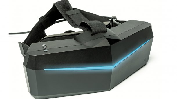 VR-Headset Pimax 5K Plus mit 200-Grad-Sichtfeld