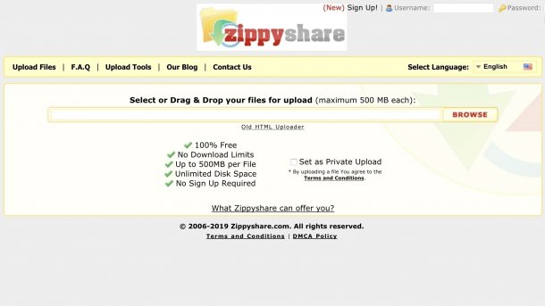 Filehoster Zippyshare sperrt Nutzer in Deutschland aus