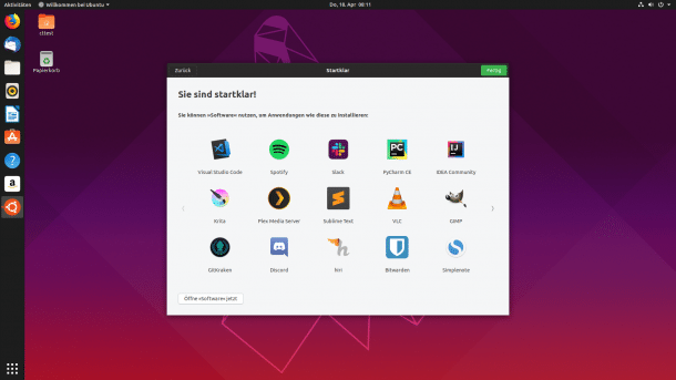 Linux-Distribution Ubuntu 19.04 steigert Desktop-Performance