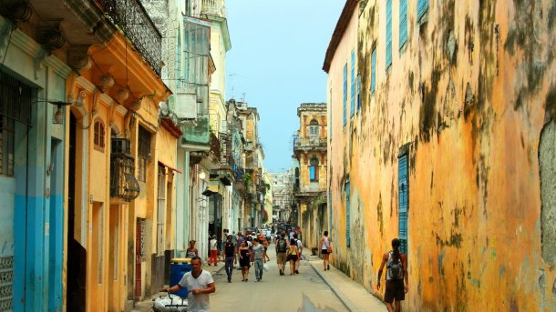 Straßenszene Havanna