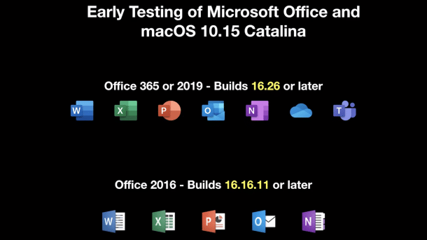 Office auf dem Mac: macOS Catalina bringt Änderungen