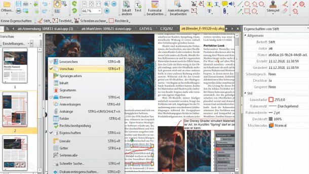 PDF-XChange Editor für das effiziente Lesen und Arbeiten einrichten