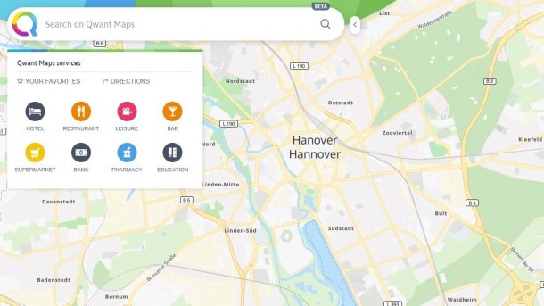 Qwant startet eigenen Kartendienst Qwant Maps