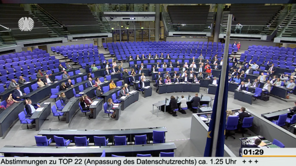 DSGVO: Bundestag schränkt Betroffenenrechte und Bestellpflicht für Datenschutzbeauftragte ein