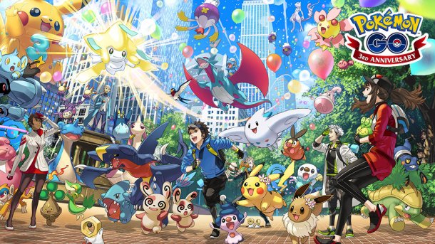 3 Jahre Pokémon Go: große Geburtstagsfeier