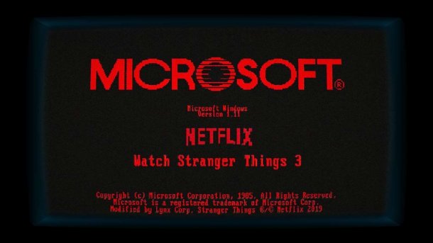 Stranger Things 3: Microsoft lüftet das Geheimnis um Windows 1.0