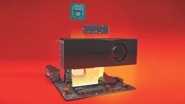AMDs Spielergrafikkarten Radeon RX 5700 und 5700 XT