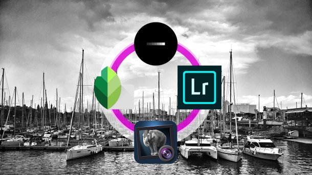 Monochrom-Fotos auf Smartphone und Tablet bearbeiten