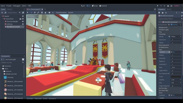 3D-Modelle in der Godot Game Engine bearbeiten