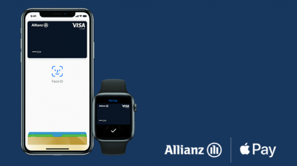 Virtuelle Apple-Pay-Karte von der Allianz