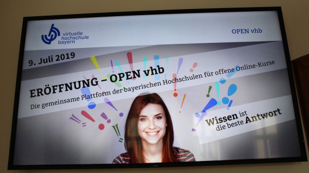 «Digitales Schaufenster» - Virtuelle Hochschule Bayern öffnet sich für Allgemeinheit