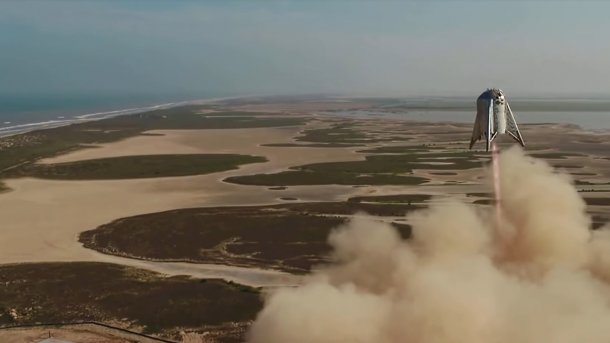 SpaceX: Starhopper erreicht bei Flugtest 150 Meter Höhe