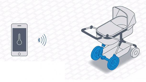 eStroller: Bosch elektrifiziert und vernetzt den Kinderwagen
