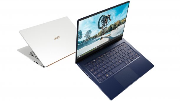 Acer zeigt besonders dünne und leichte Ice-Lake-Notebooks ab 800 Euro