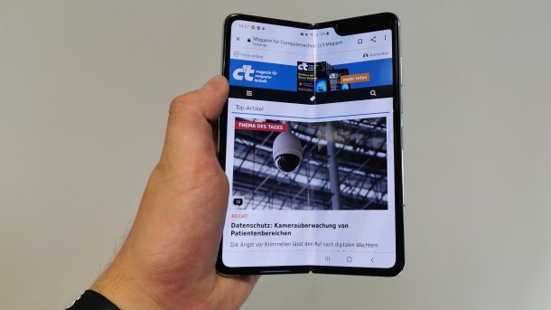 Neuer Falter: Samsung Galaxy Fold 5G im Hands-on