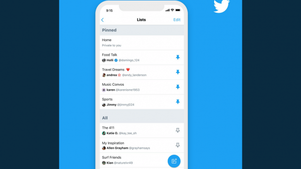 Twitter lässt iOS-Nutzer Timelines in der App wechseln